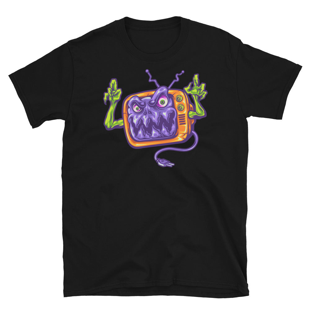 Monster television terror Fit Unisex Softstyle T-Shirt