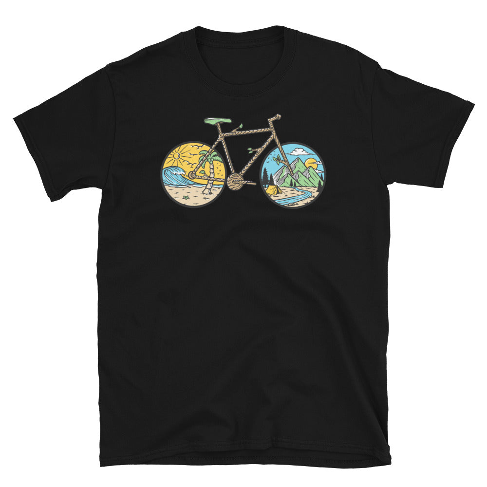 Nature bike Fit Unisex Softstyle T-Shirt