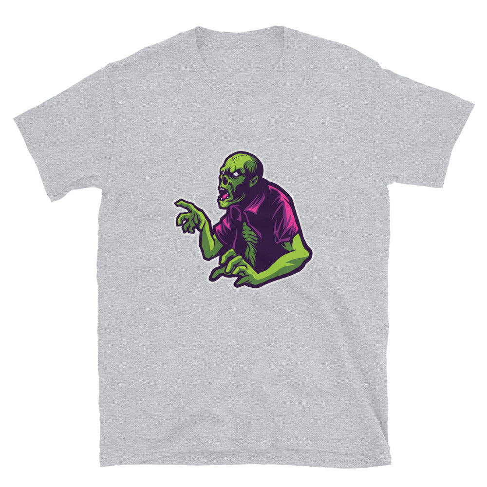 Zombie Scream Horror Fit Unisex Softstyle T-Shirt