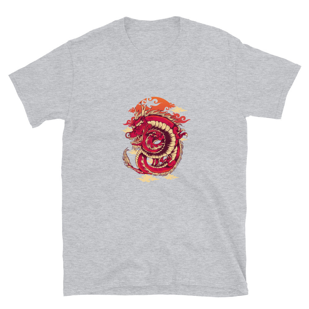 Red Dragon Japan Traditional Fit Unisex Softstyle T-Shirt