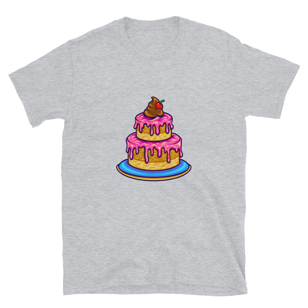 Erdbeer Geburtstag Kirschkuchen Fit Unisex Softstyle T-Shirt