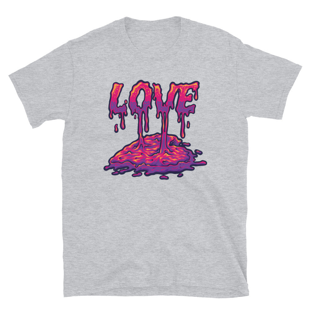Love Melting Heart, Valentine Day - Fit Unisex Softstyle T-Shirt