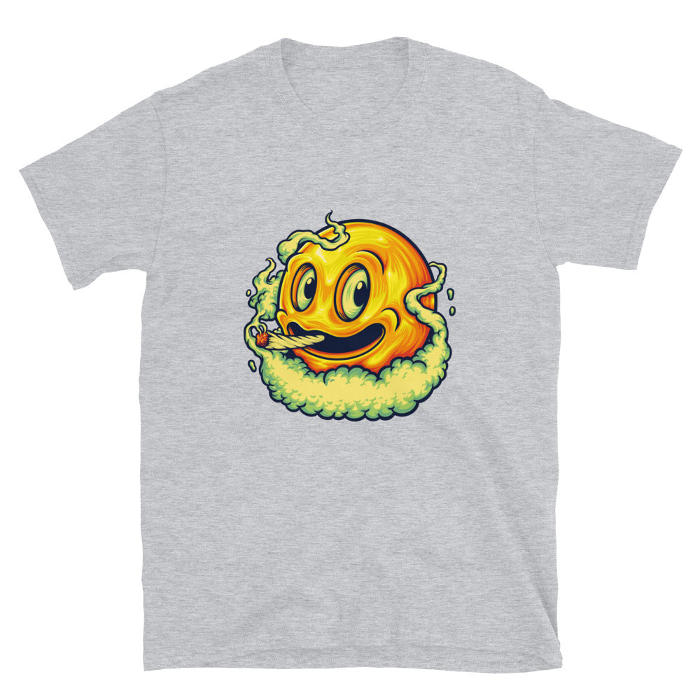 Smile Icon Smoke Stoner Fit Camiseta unisex de estilo suave