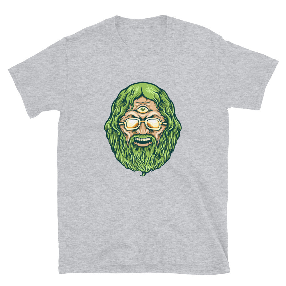 Vintage Head Cannabis Man Kush Fit Unisex Softstyle T-Shirt