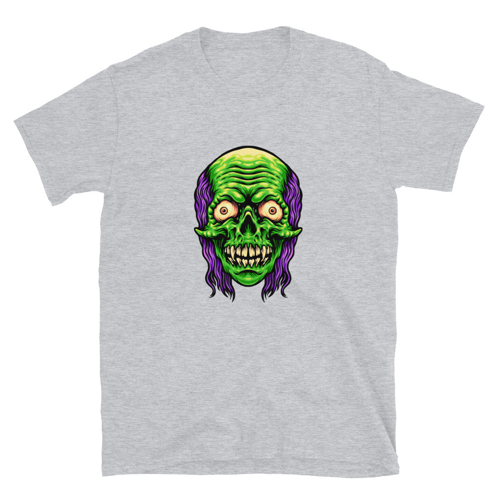 Scary Skull Zombie Mascot Fit Unisex Softstyle T-Shirt