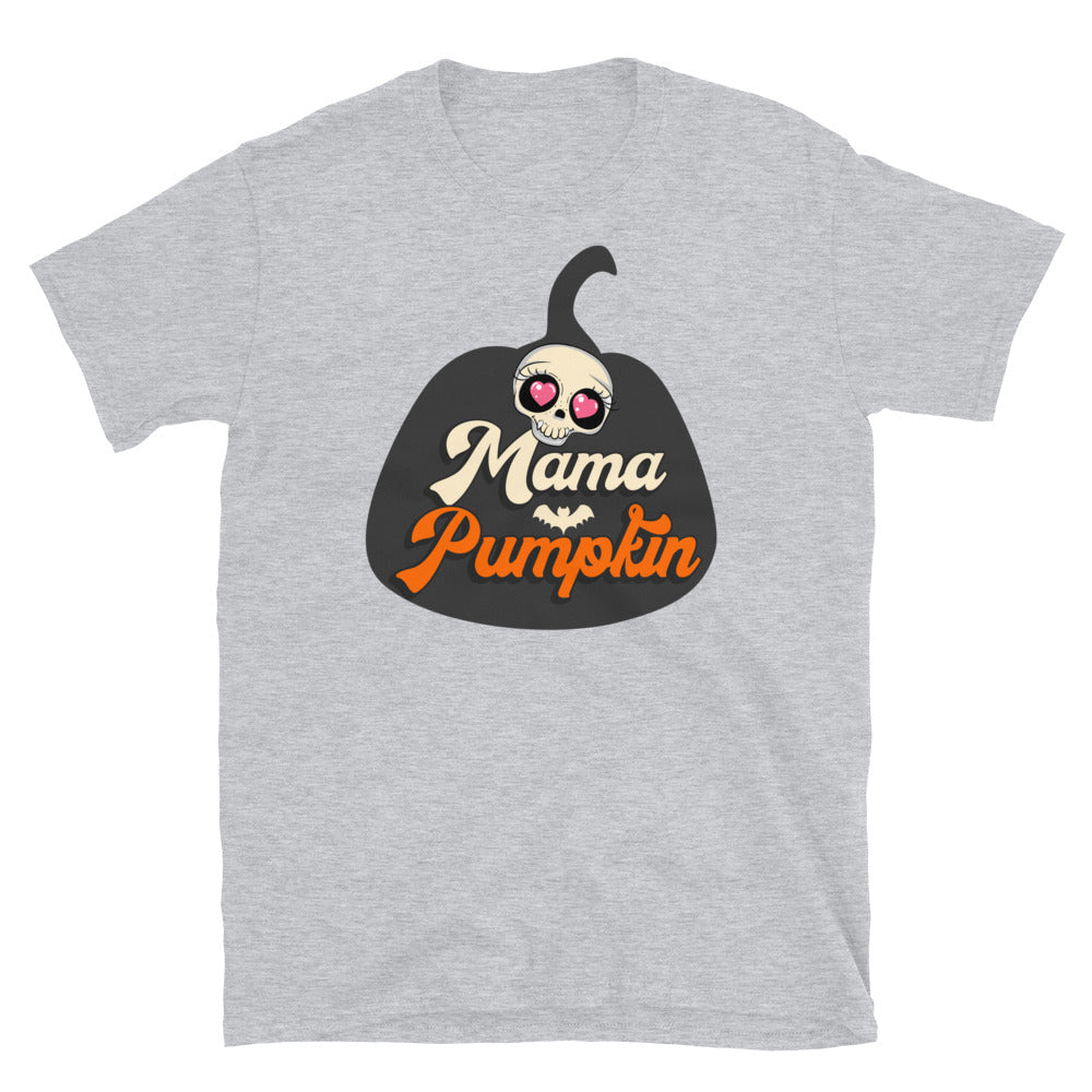 Mama Halloween Pregnancy Announcement Fit Unisex Softstyle T-Shirt
