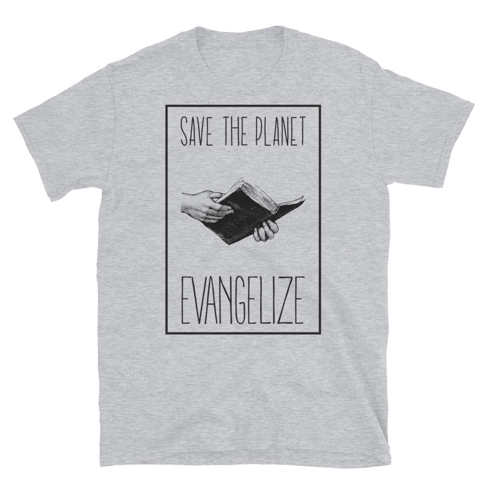 Save the Planet Evangelize Fit Unisex Softstyle T-Shirt