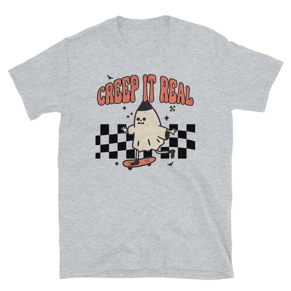 Creep it Real Retro, Halloween Fit Unisex Soft style T-Shirt