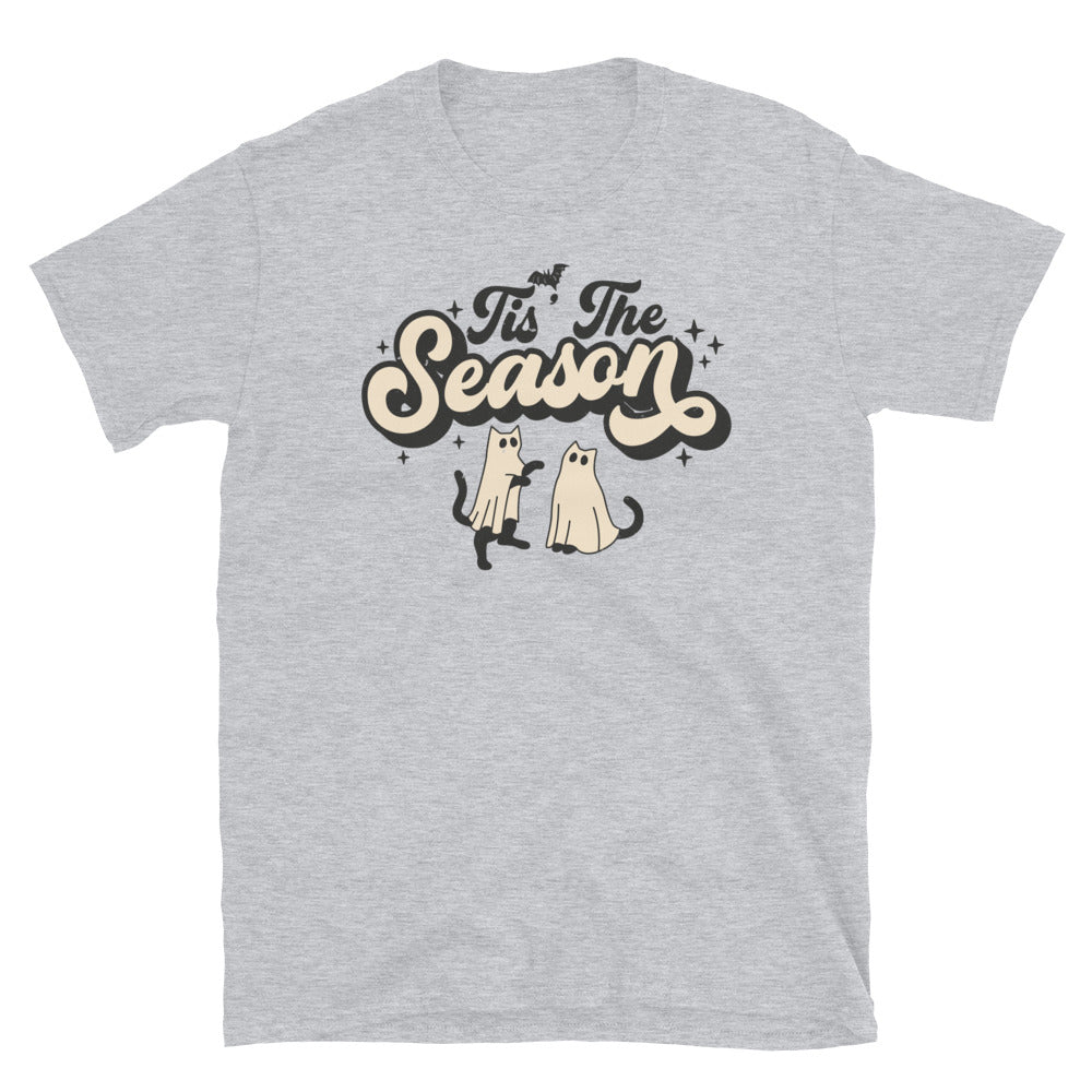 Tis The Season, Retro Style Halloween Fit Unisex Softstyle T-Shirt