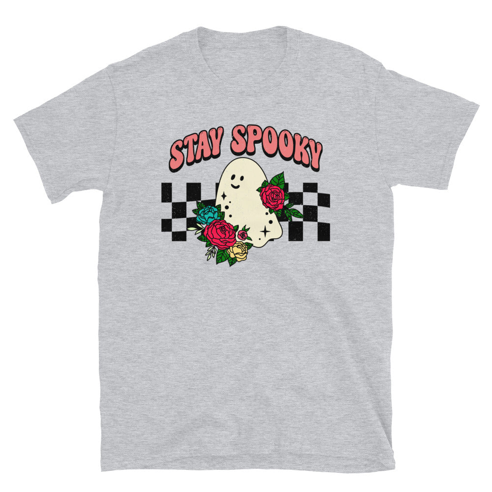 Stay Spooky, Retro-Halloween Fit Unisex Softstyle T-Shirt