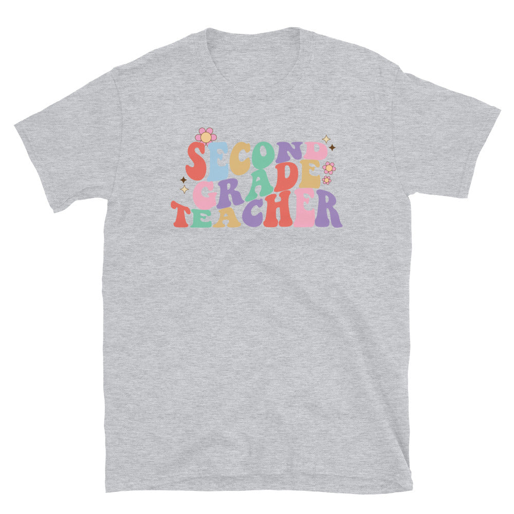 Second Grade Teacher Fit Unisex Softstyle T-Shirt