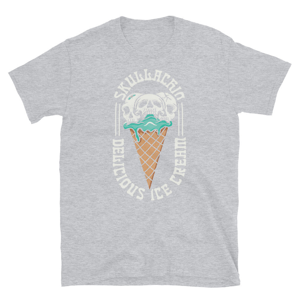 Skullachio skull ice cream vintage Fit Unisex Softstyle T-Shirt