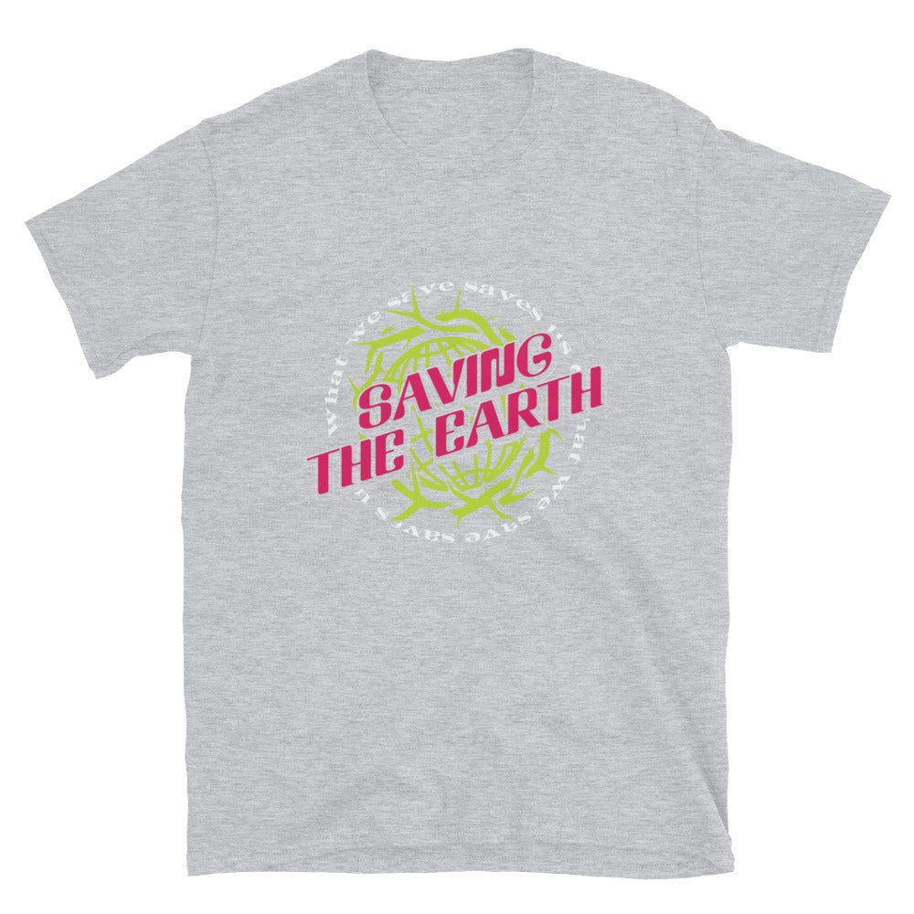 Saving The Earth Urban stylish Fit Unisex Softstyle T-Shirt