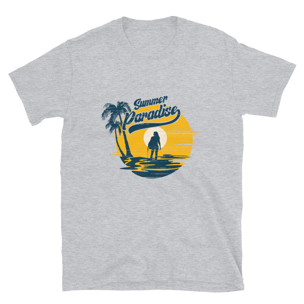 Summer Paradise Vintage Fit Unisex Softstyle T-Shirt