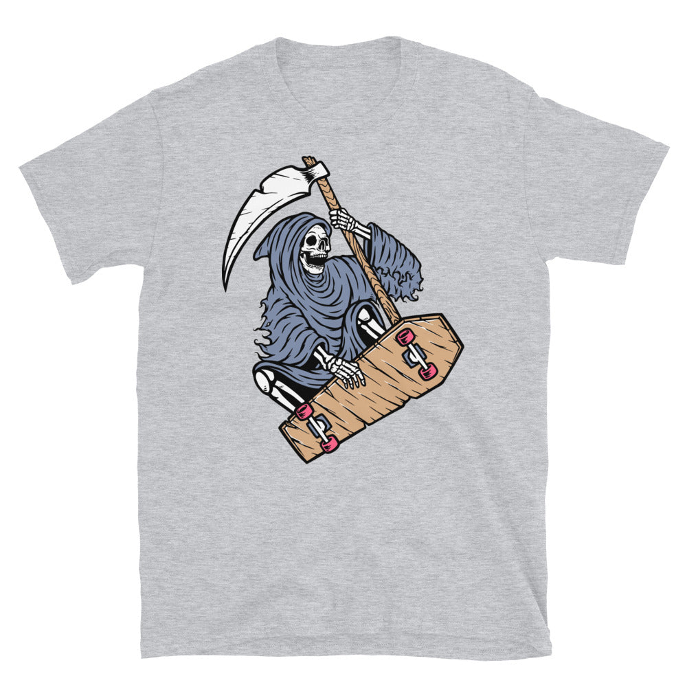 Grim Reaper Skateboarding - Fit Unisex Softstyle T-Shirt