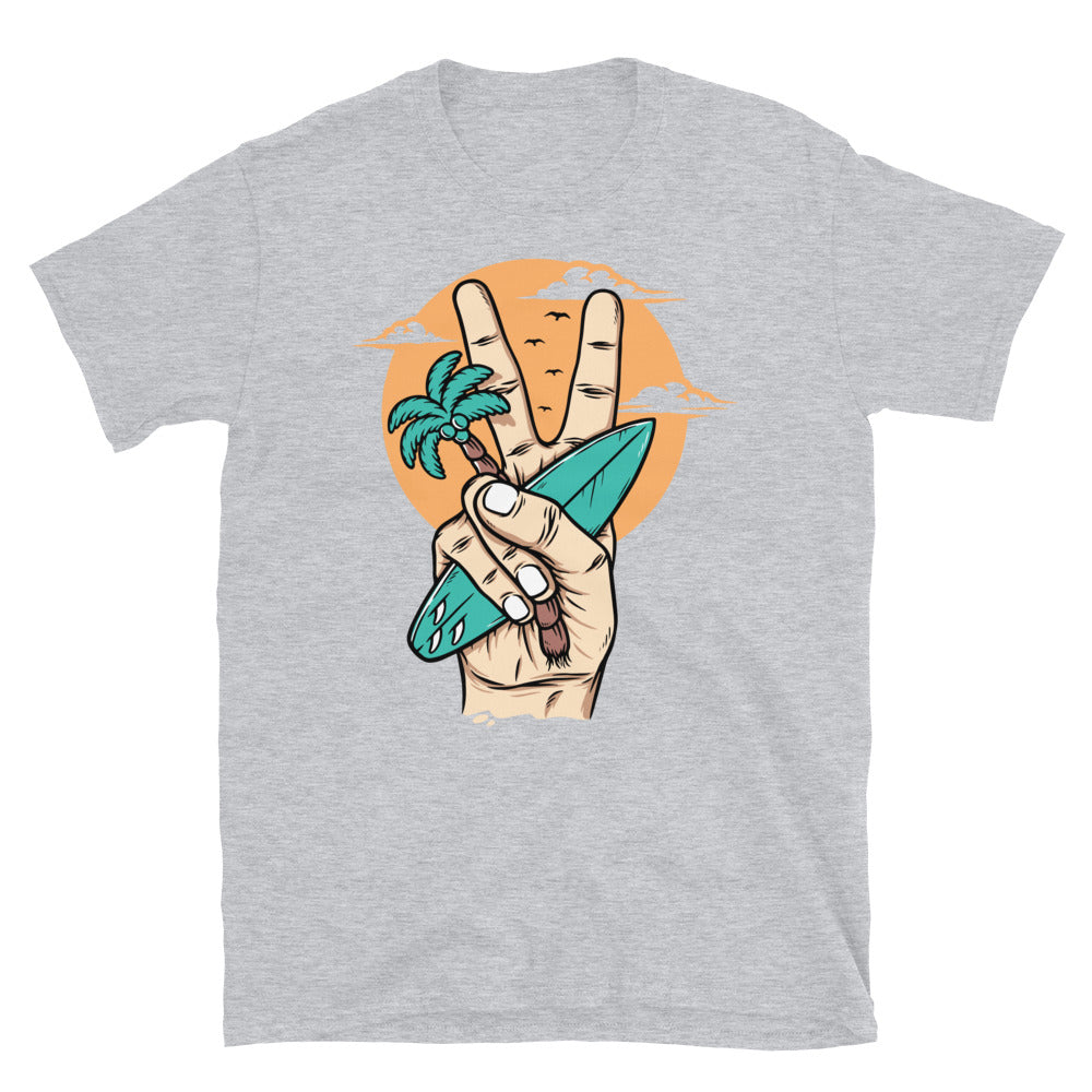 Feel Peace on the Beach - Fit Unisex Softstyle T-Shirt