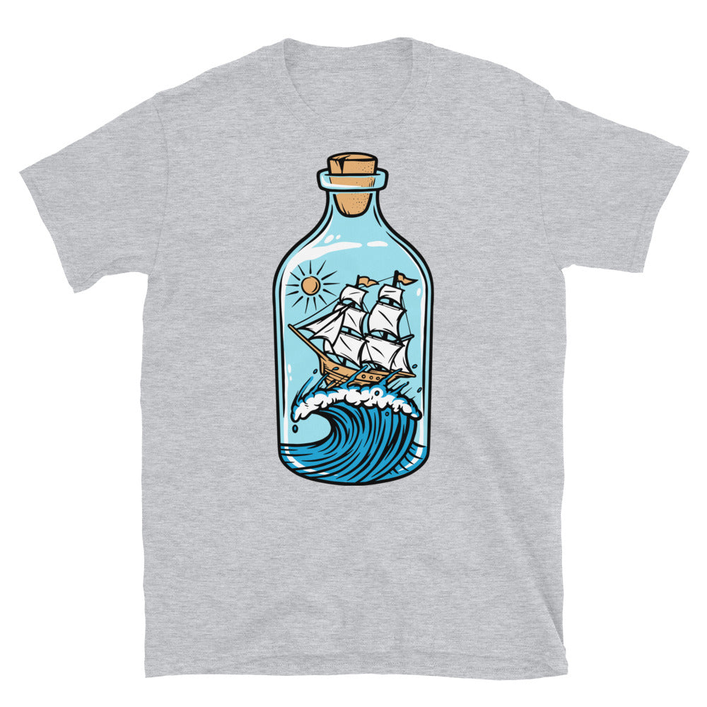 Sail in a bottle Fit Unisex Softstyle T-Shirt