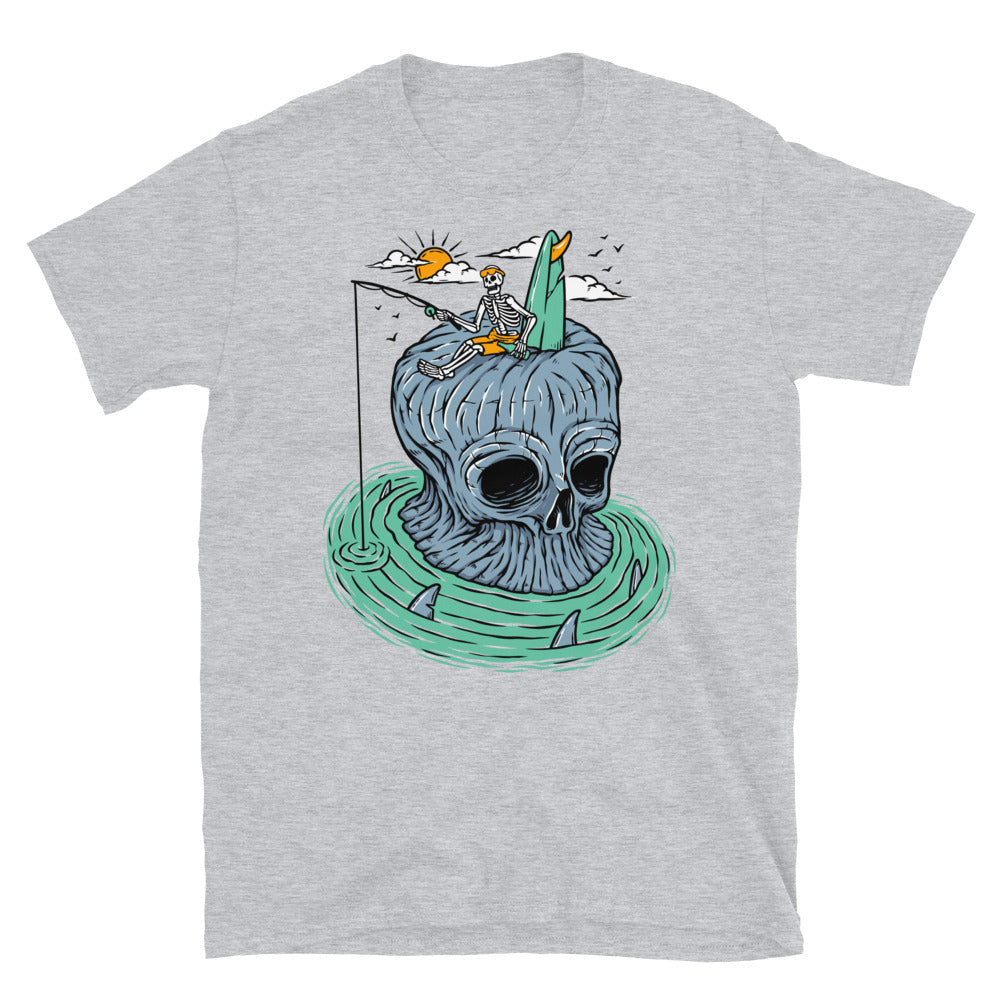 Fishing on Skull Island - Fit Unisex Softstyle T-Shirt