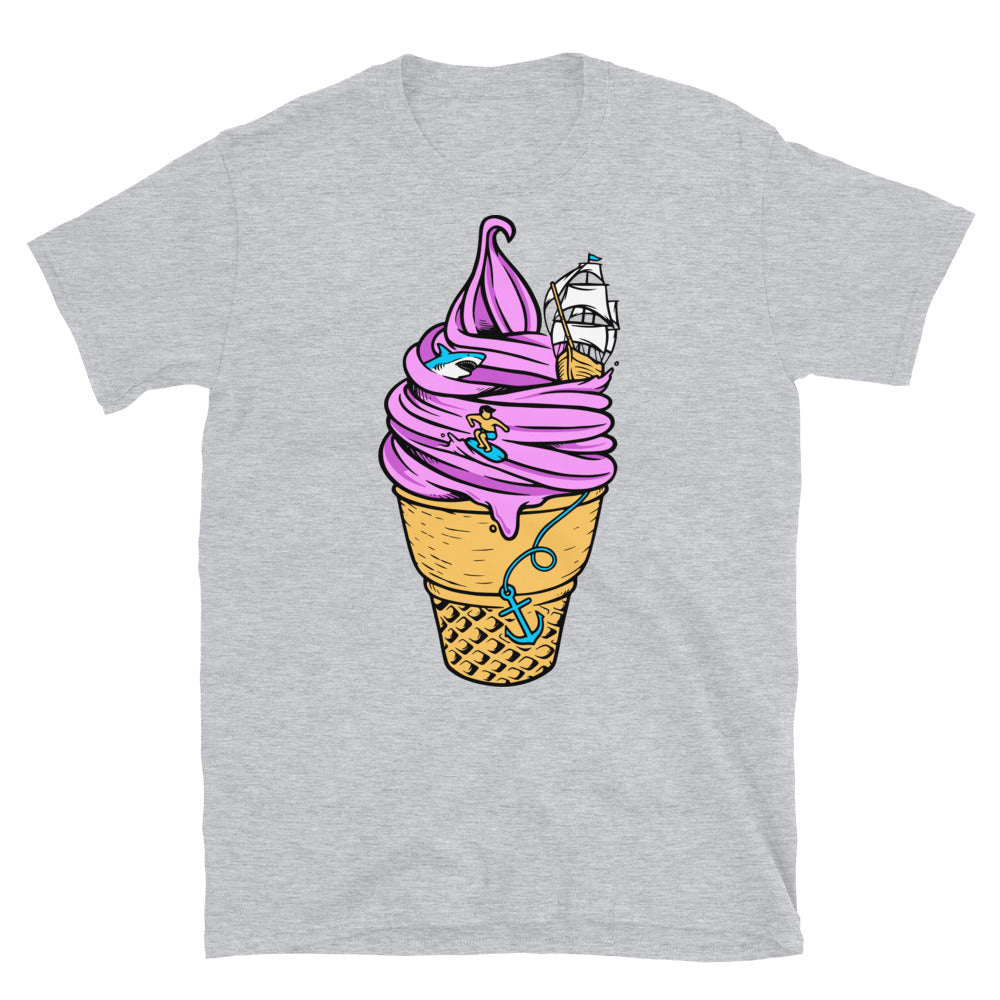Sea of ice cream Fit Unisex Softstyle T-Shirt