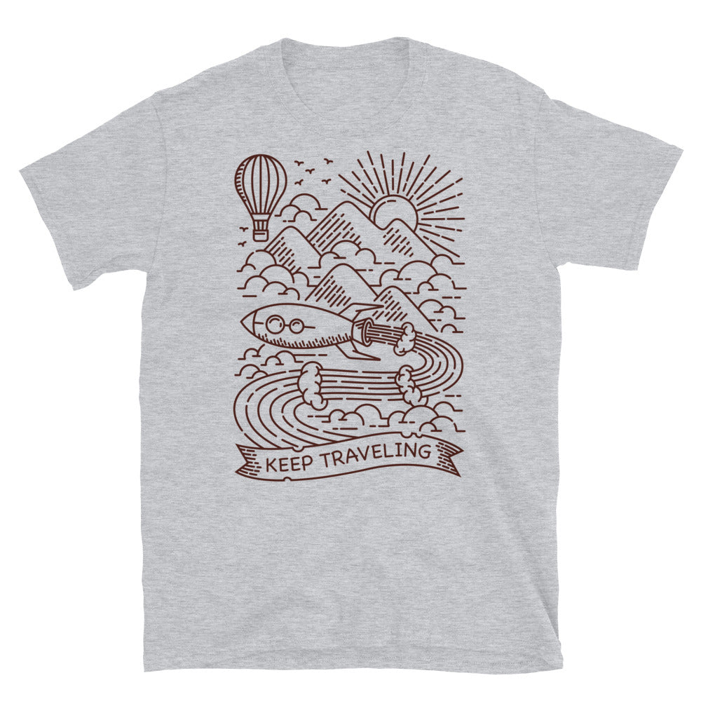Rocket travel Fit Unisex Softstyle T-Shirt