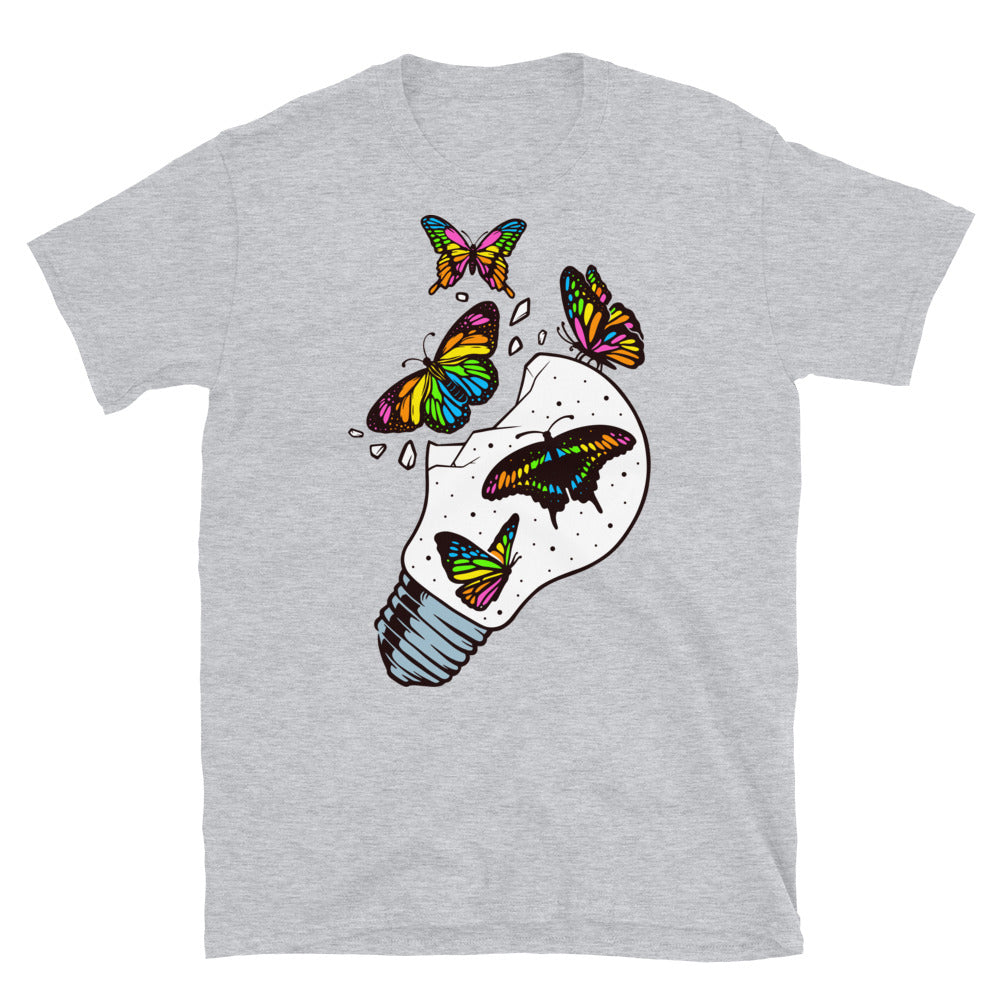 Butterflies are Free to Fly - Fit Unisex Softstyle T-Shirt