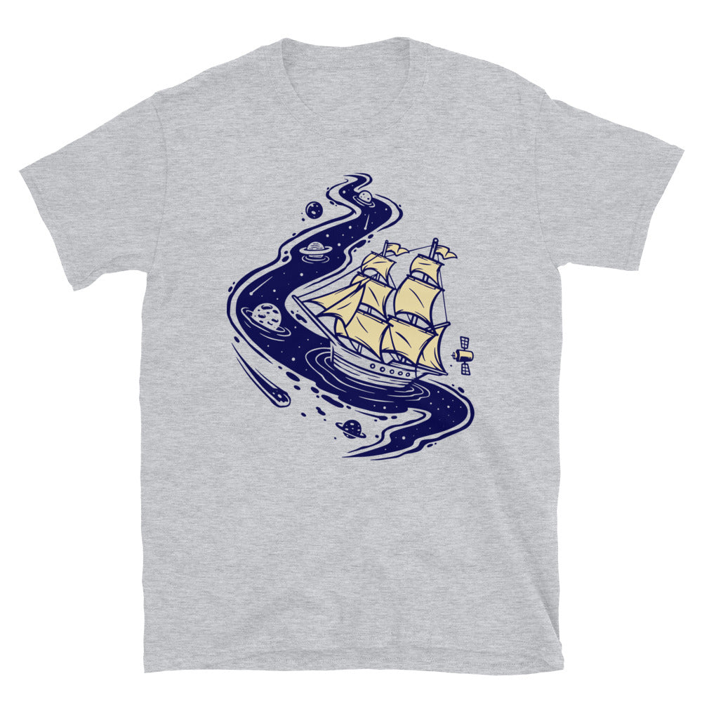 Sail into space Fit Unisex Softstyle T-Shirt