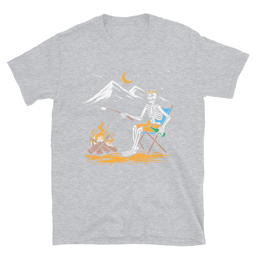 Relaxing with campfire Fit Unisex Softstyle T-Shirt