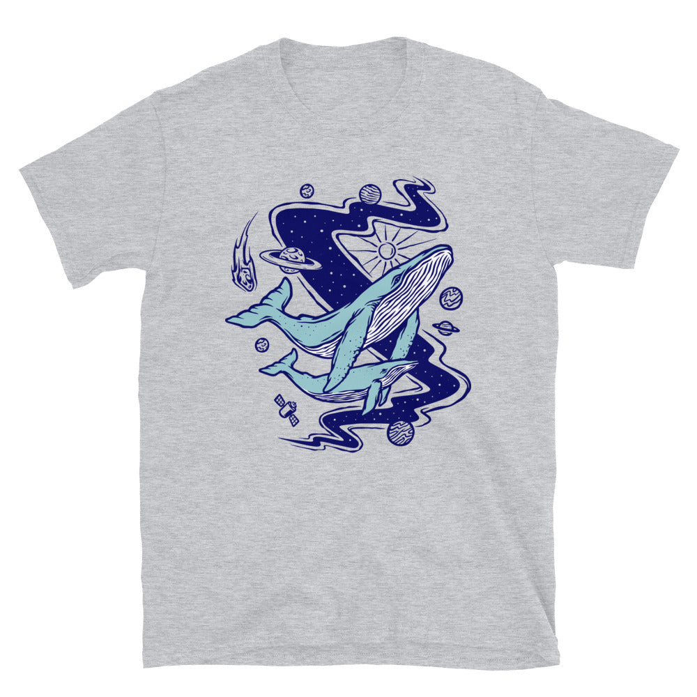 Space whale Fit Unisex Softstyle T-Shirt