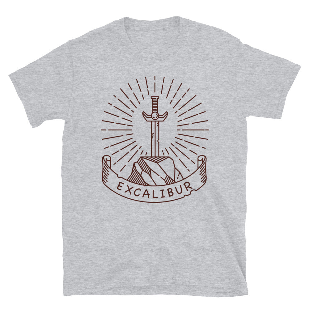 Excalibur Sword in the Stone - Fit Unisex Softstyle T-Shirt