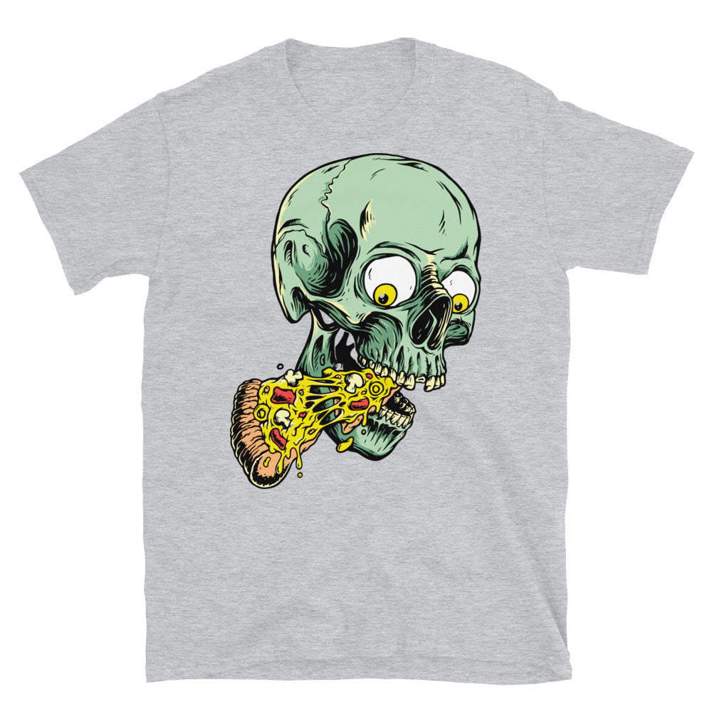 Skull and Pizza Fit Unisex Softstyle T-Shirt