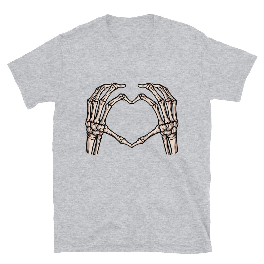 Skull Hand Love Fit Unisex Softstyle T-Shirt