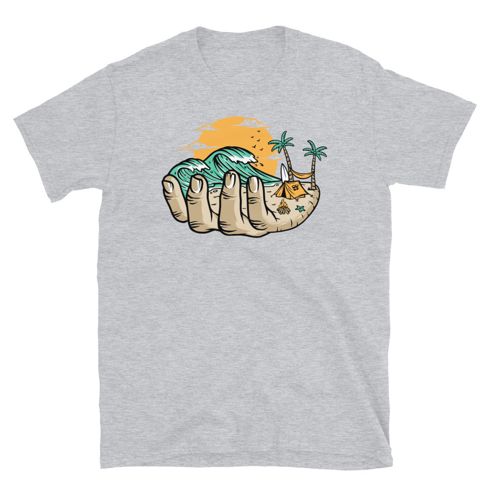 Beach on Your Hands - Fit Unisex Softstyle T-Shirt