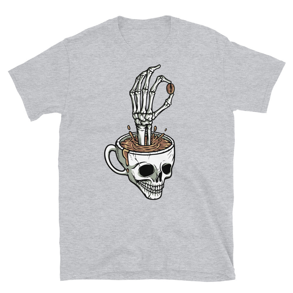 Best Skull Coffee, Coffee Bean - Fit Unisex Softstyle T-Shirt