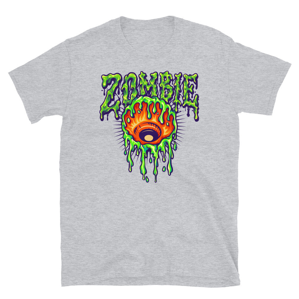 Eye Melt Zombie - Fit Unisex Softstyle T-Shirt