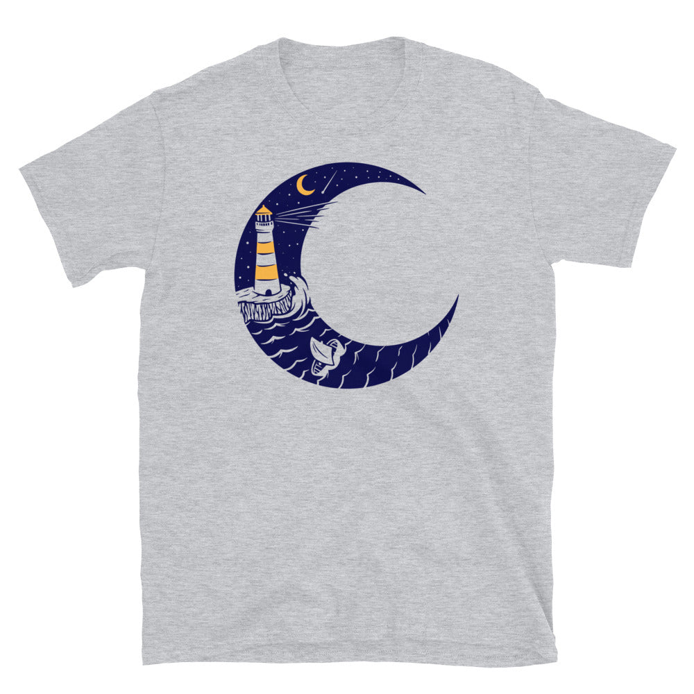 Faro y luna Fit Camiseta unisex Softstyle