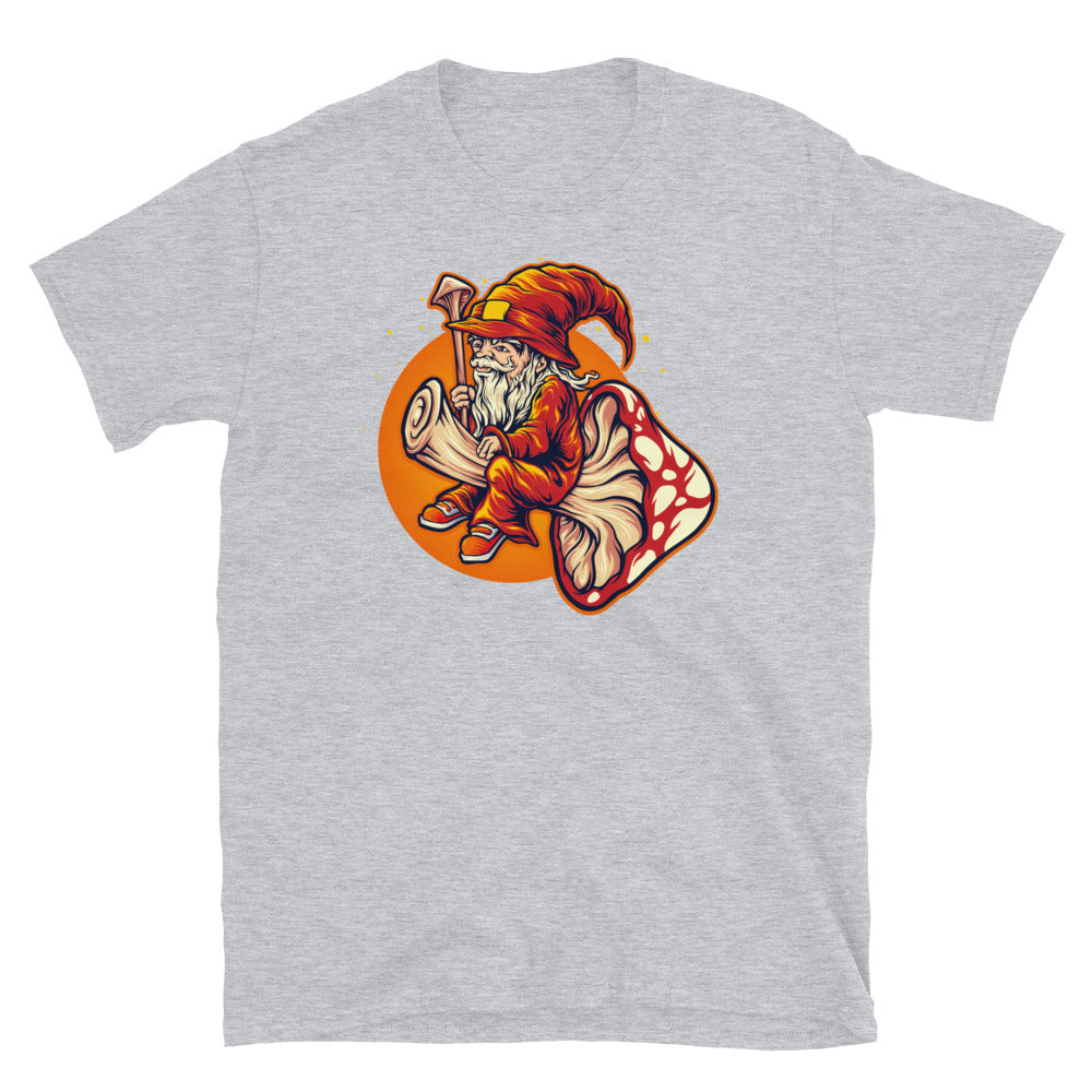 Magic Red Mushrom ,Shaman Mascot Fit Unisex Softstyle T-Shirt