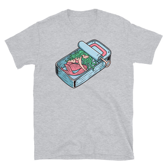 Mermaid in a Can Fit Unisex Softstyle T-Shirt