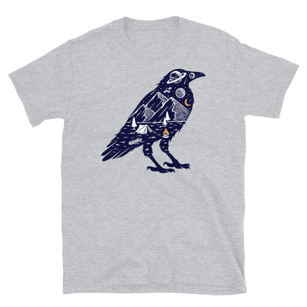 Mountain and crow Fit Unisex Softstyle T-Shirt