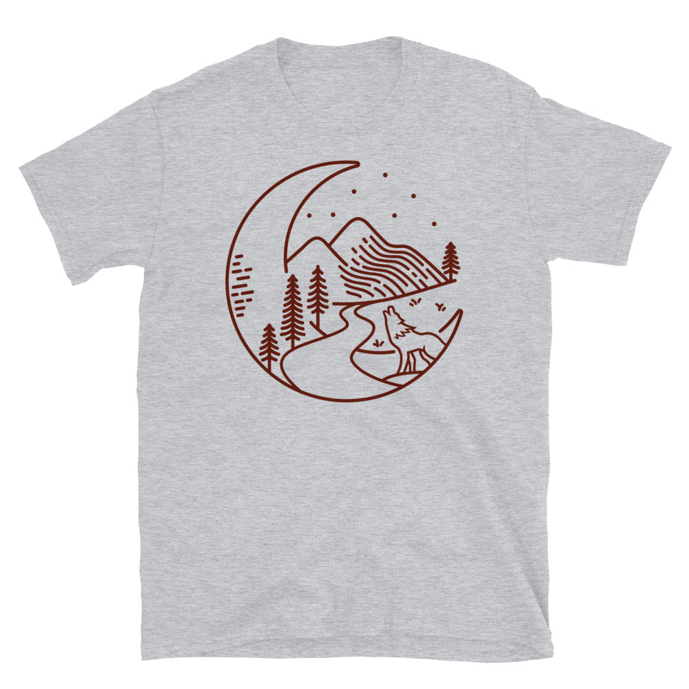 Moon and night Fit Unisex Softstyle T-Shirt