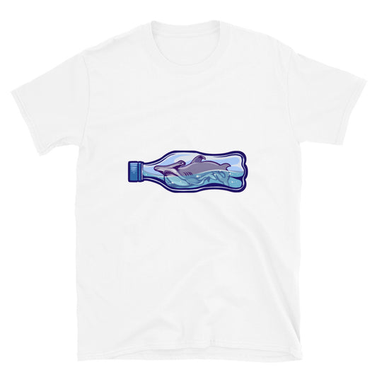 Shark-World-Fish-Is-Not Fit - Camiseta unisex de estilo suave