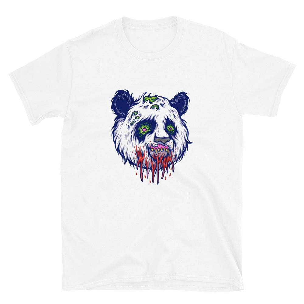 Scary panda head monster Fit Unisex Softstyle T-Shirt