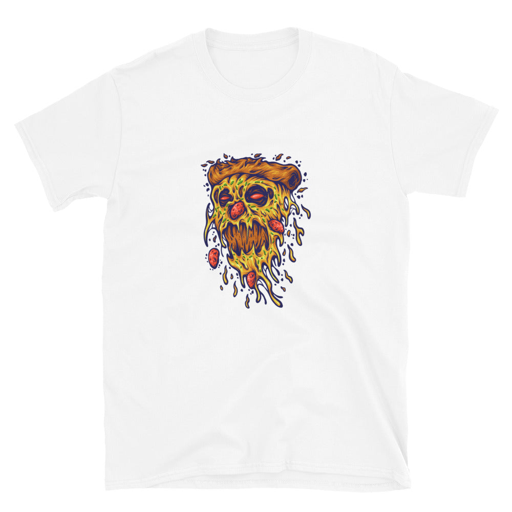 Scary monster pizza slice Fit Unisex Softstyle T-Shirt