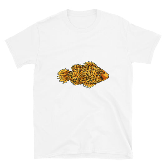 Adornos de peces elegantes vintage Fit Camiseta unisex Softstyle