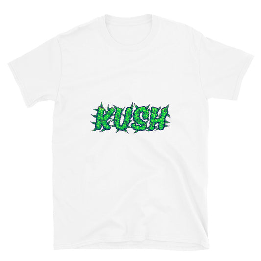 Wort-Schriftzug Kush Smoke Fit Unisex Softstyle T-Shirt