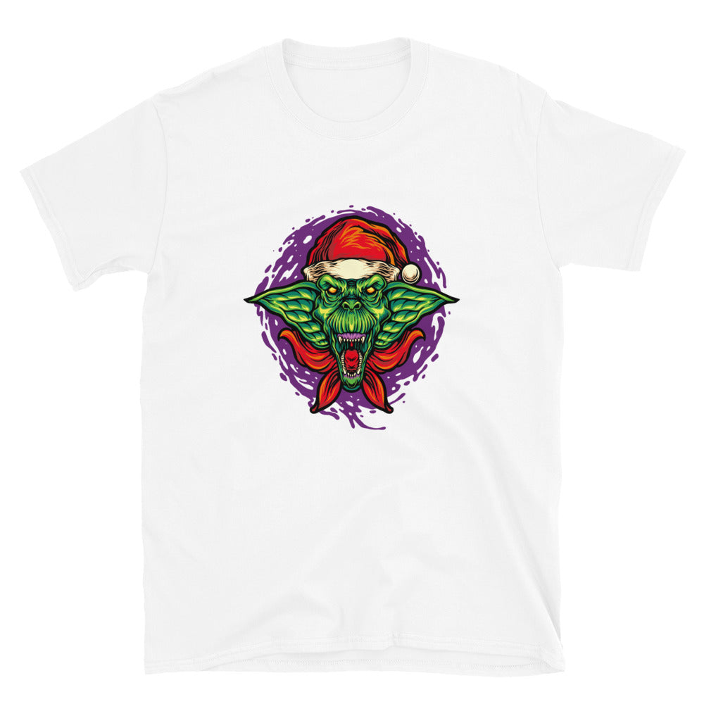 Scary Goblin Christmas Hat Fit Camiseta unisex de estilo suave