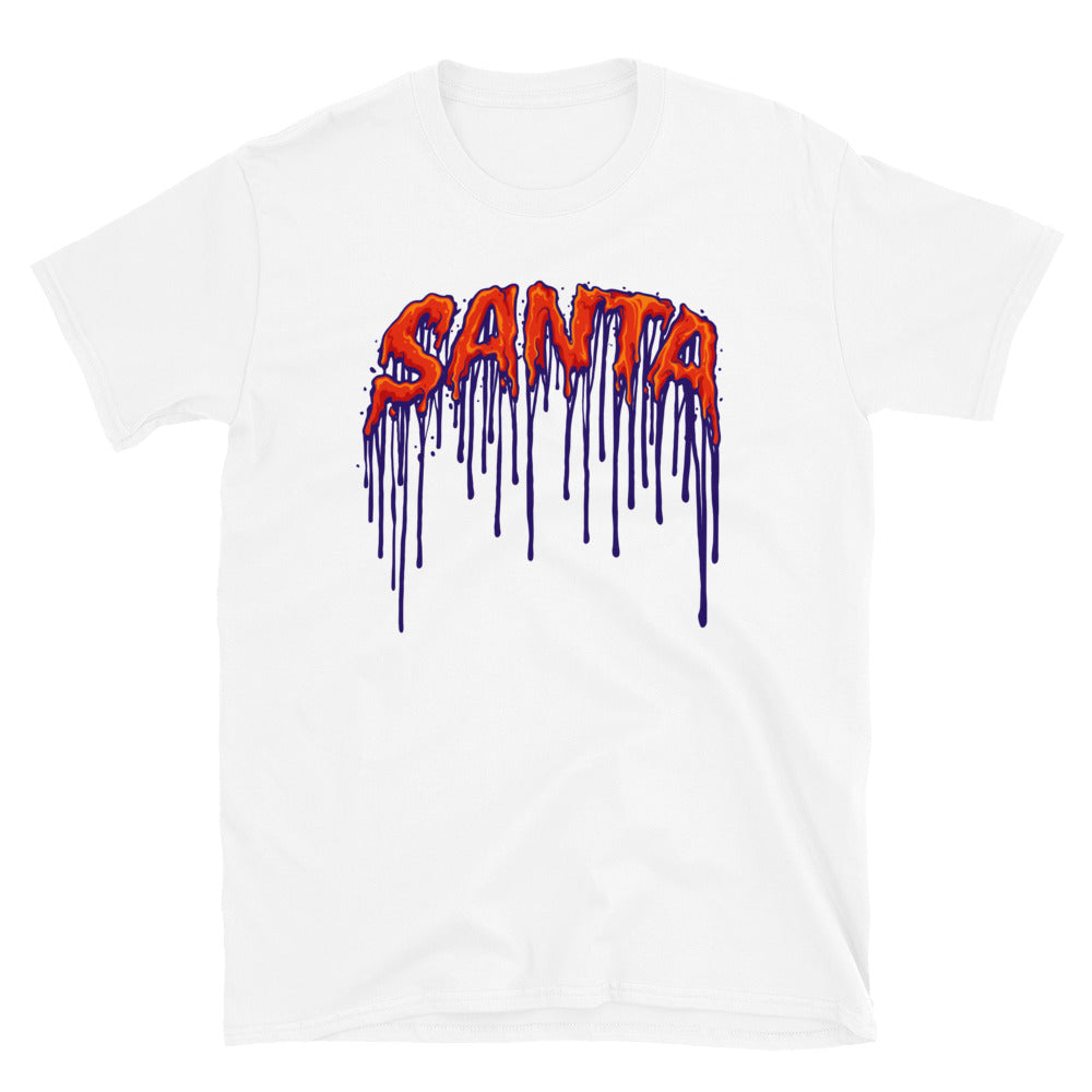 Santa Typefae Melting Fit Unisex Softstyle T-Shirt