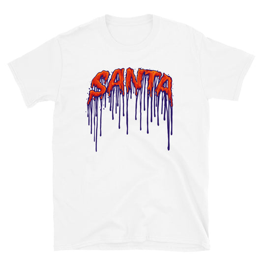 Santa Typefae Melting Fit Camiseta unisex de estilo suave