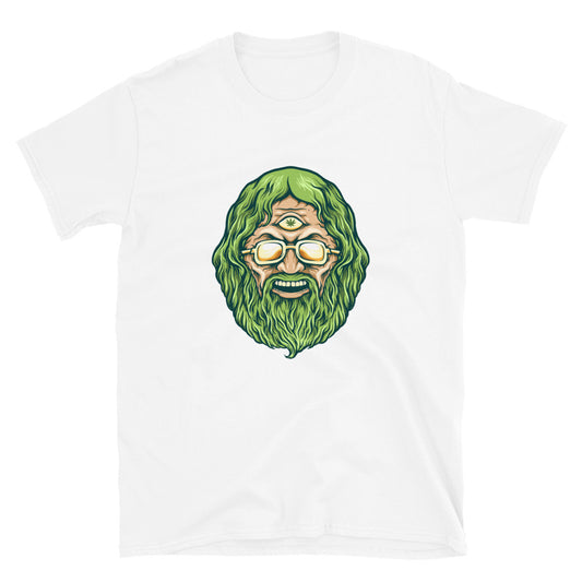 Vintage Head Cannabis Man Kush Fit Unisex Softstyle T-Shirt