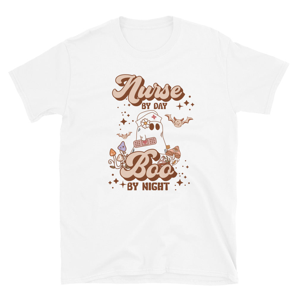 Nurse by Day boo by Night, Fit Unisex Softstyle T-Shirt