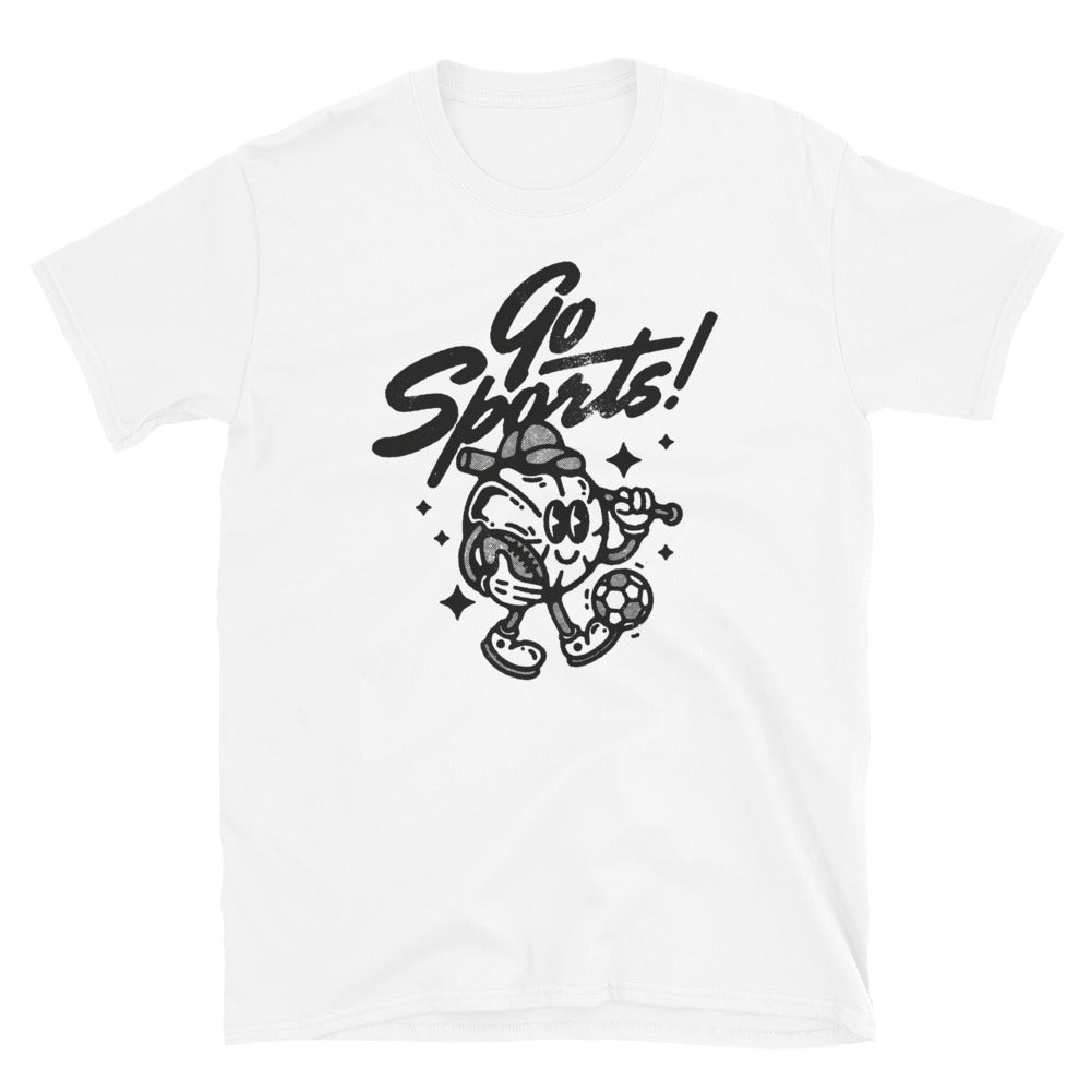 Go Sports Retro Vintage Fit Unisex Softstyle T-Shirt